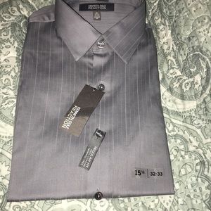 Final Sale Kenneth Cole reaction gray pinstripe